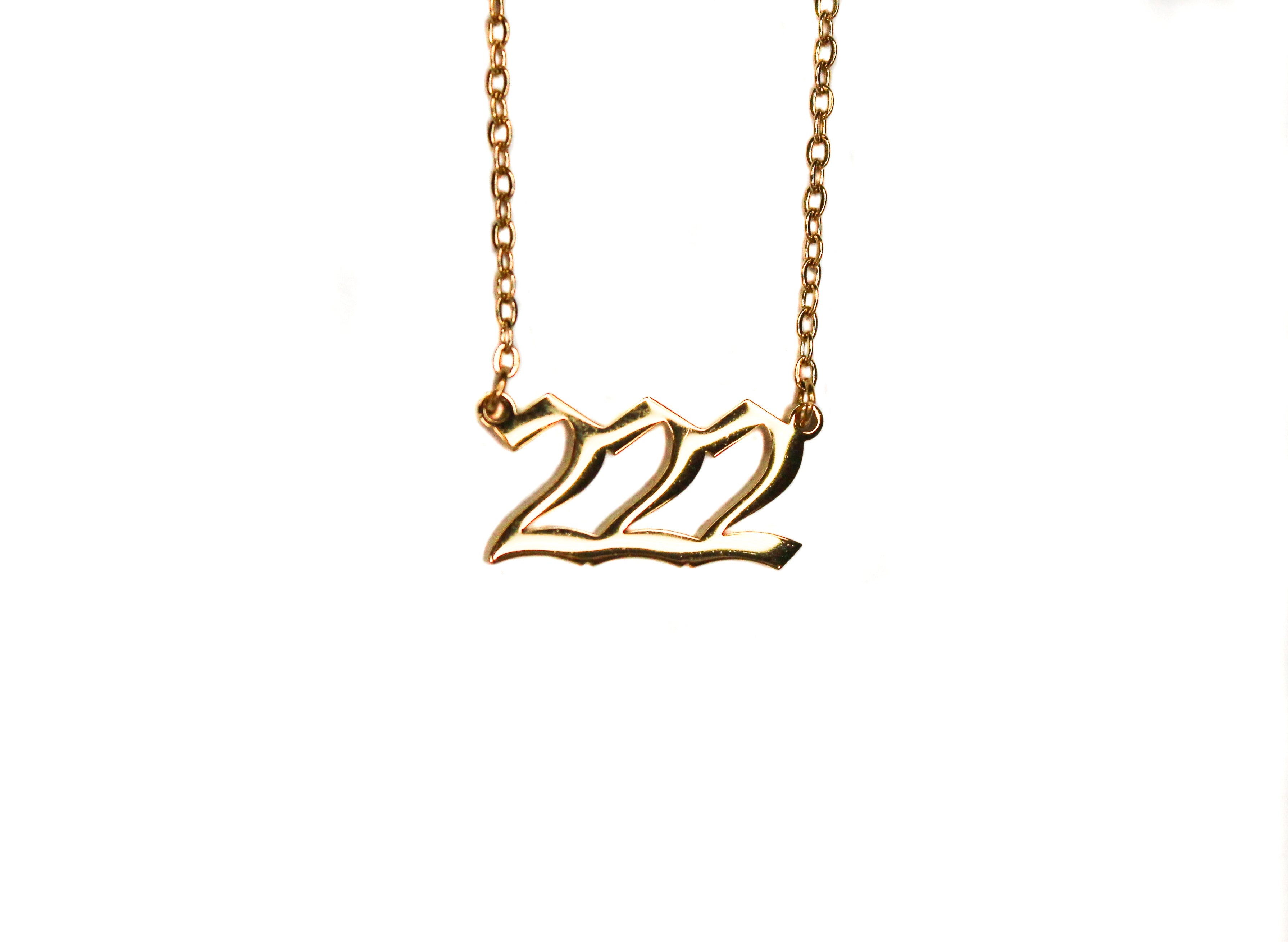 Necklace - Angel Number 222